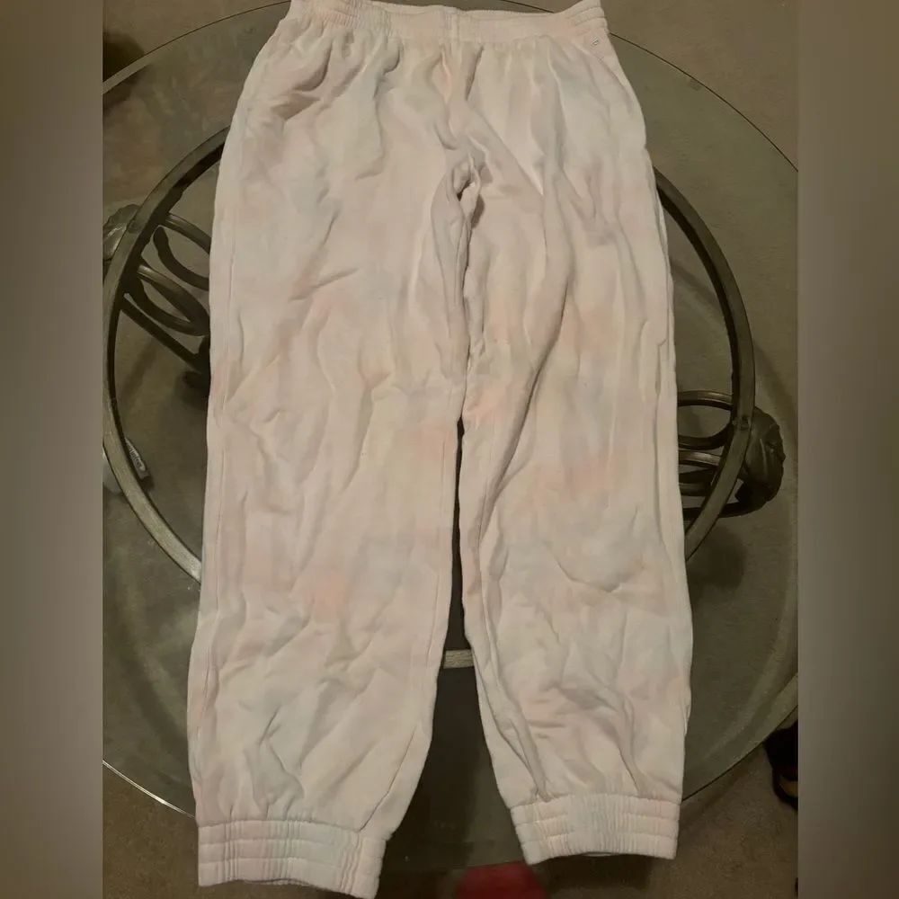 Victoria’s Secret Pink light peach pink ombre sweatpant joggers